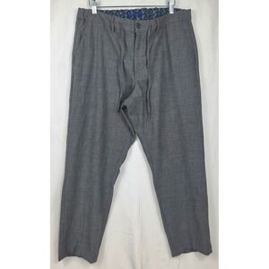 Robert Graham Perfect Fit Grey Drawstring Pants Size 36